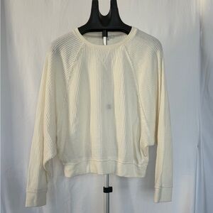 Z Supply Cream Crew Neck Sweater